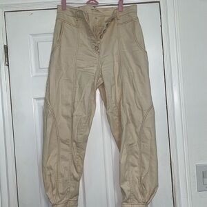 Ulla Johnson Cream Button-Front Pants